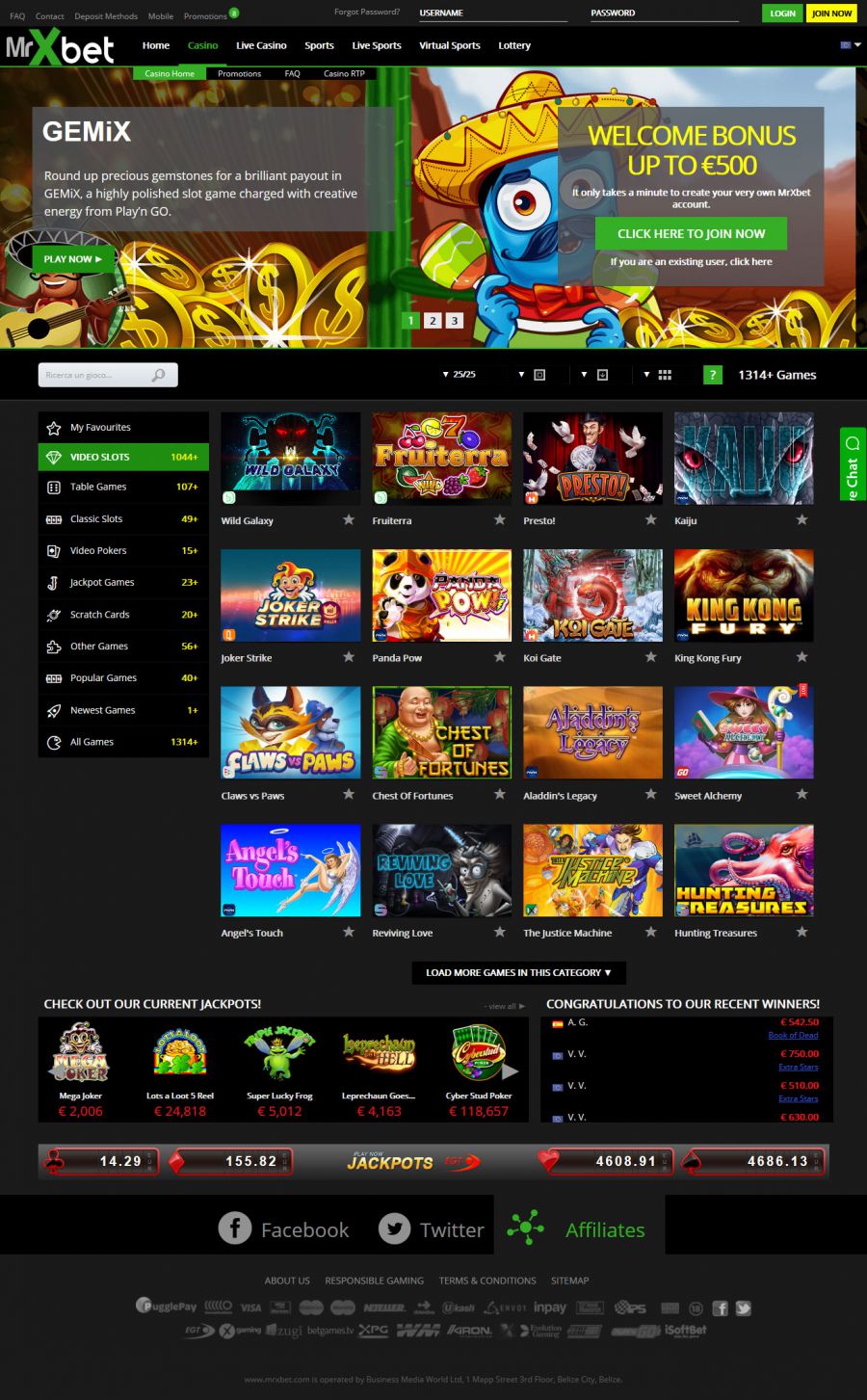 MrXbet Casino  screenshot