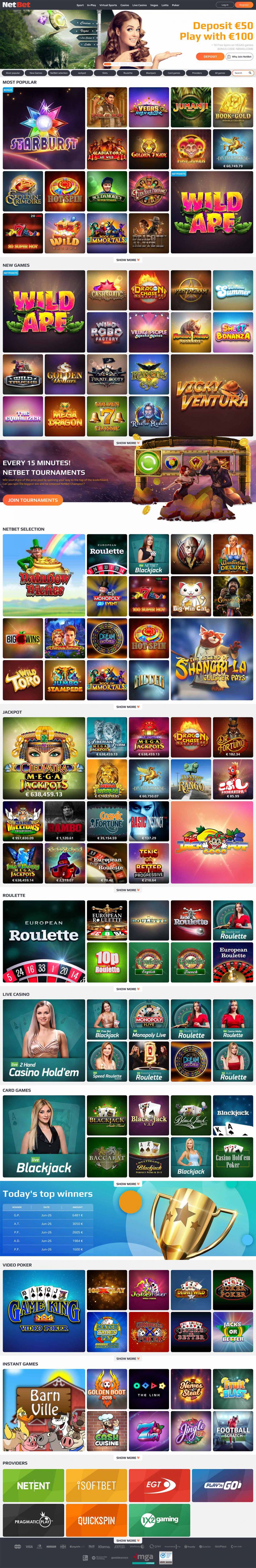 NetBet Casino  screenshot