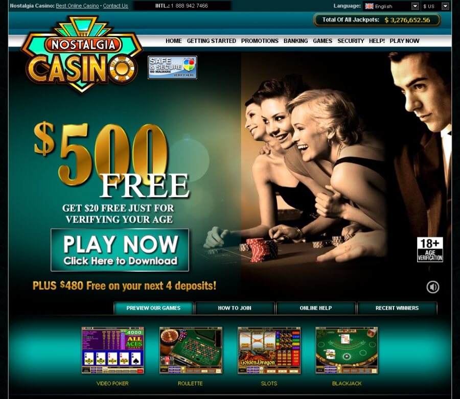 Nostalgia Casino  screenshot