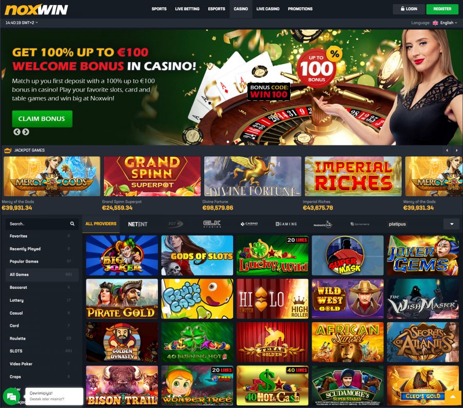 Noxwin Casino  screenshot