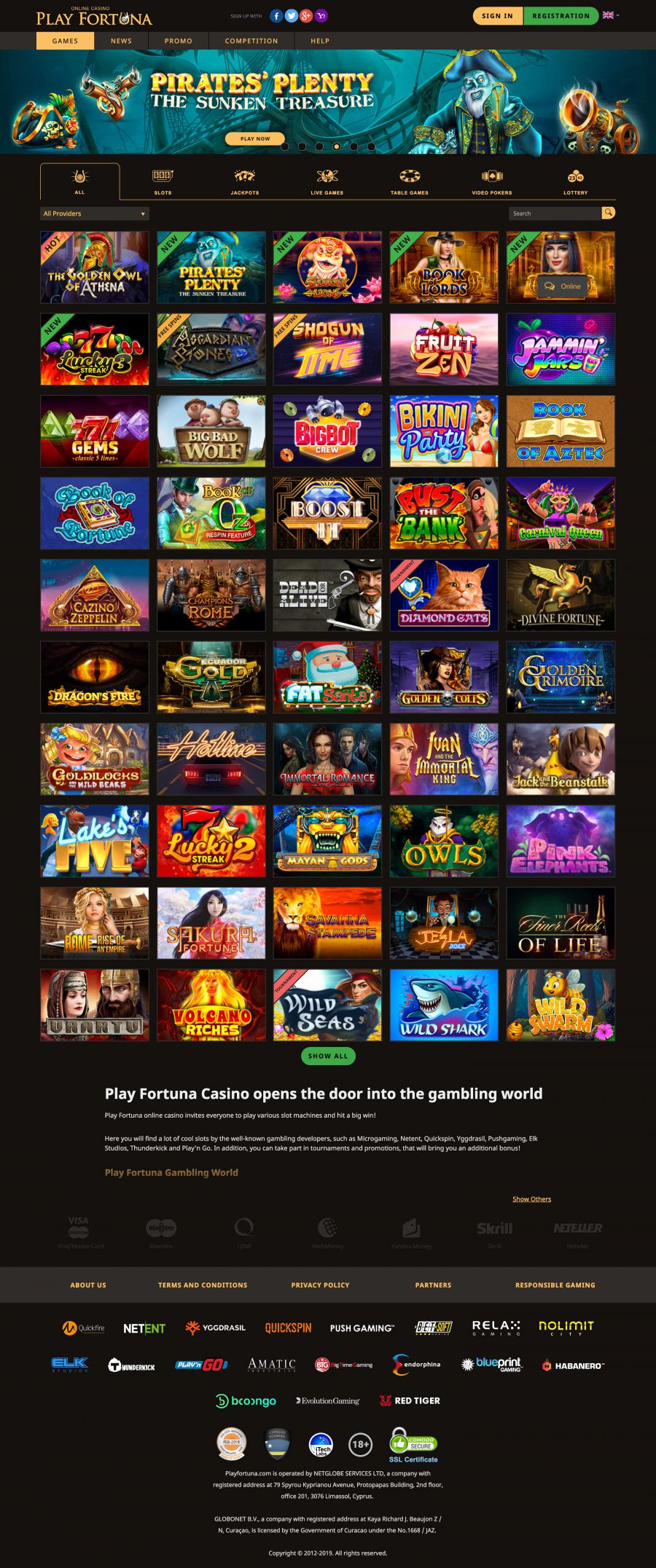 Play Fortuna Casino  screenshot
