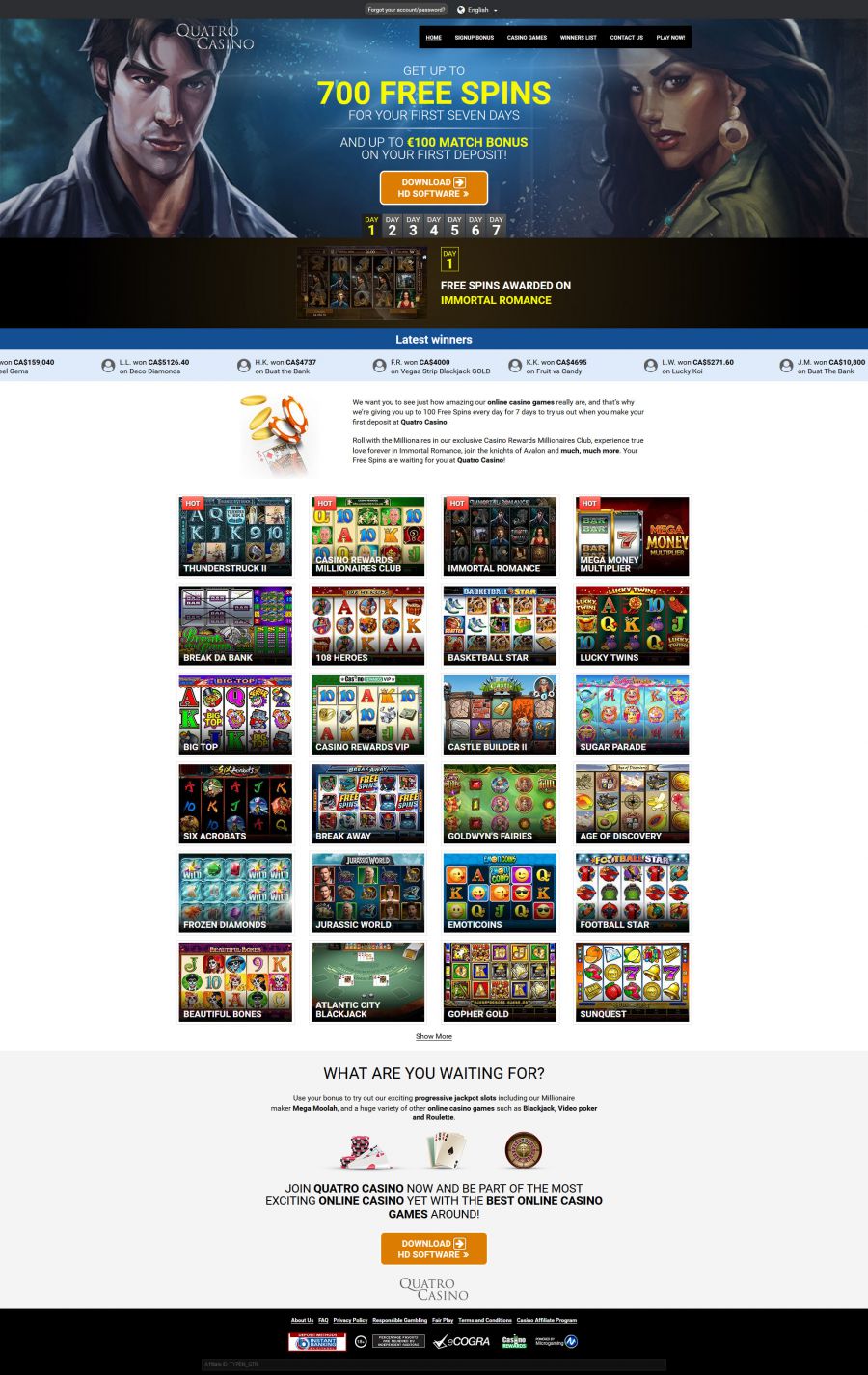 Quatro Casino  screenshot