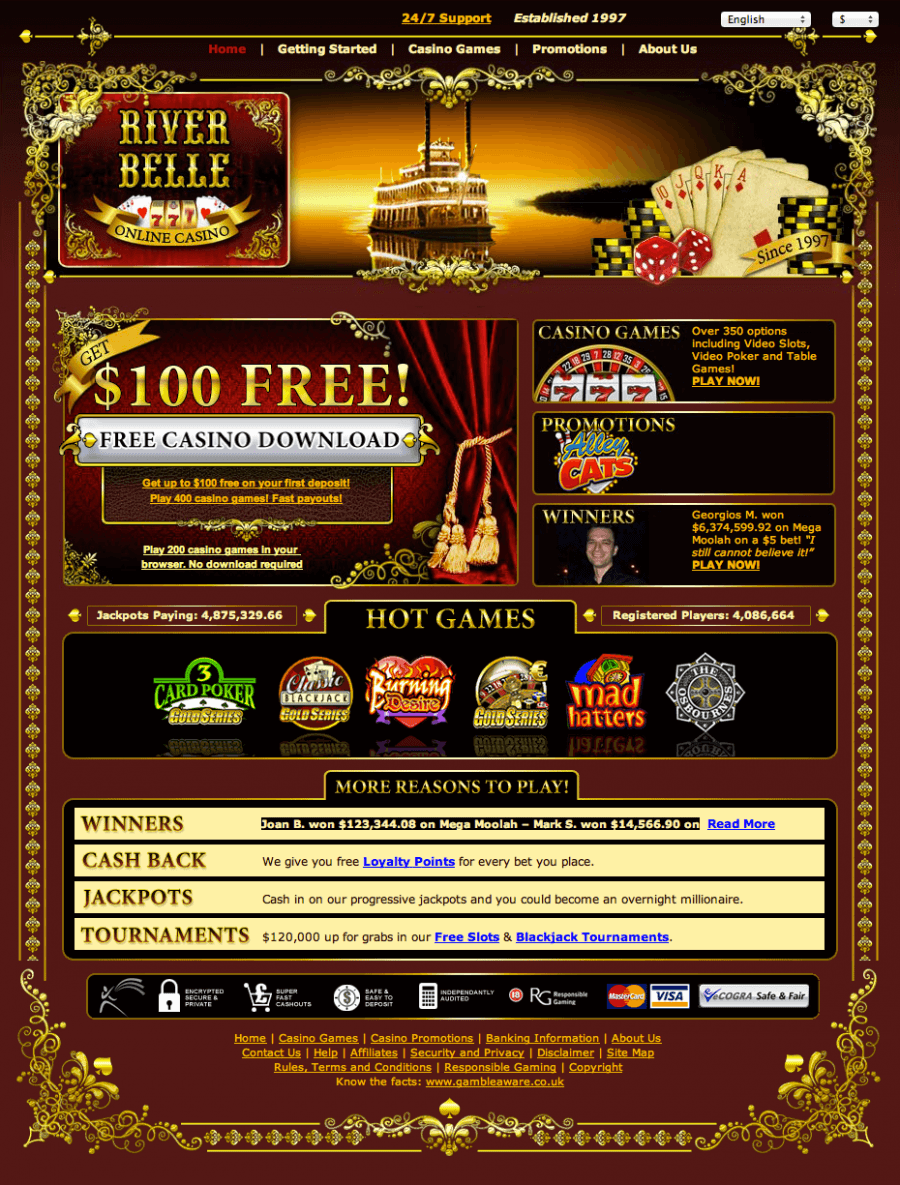 RiverBelle Casino  screenshot
