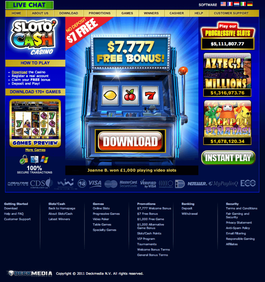 Sloto Cash Casino  screenshot