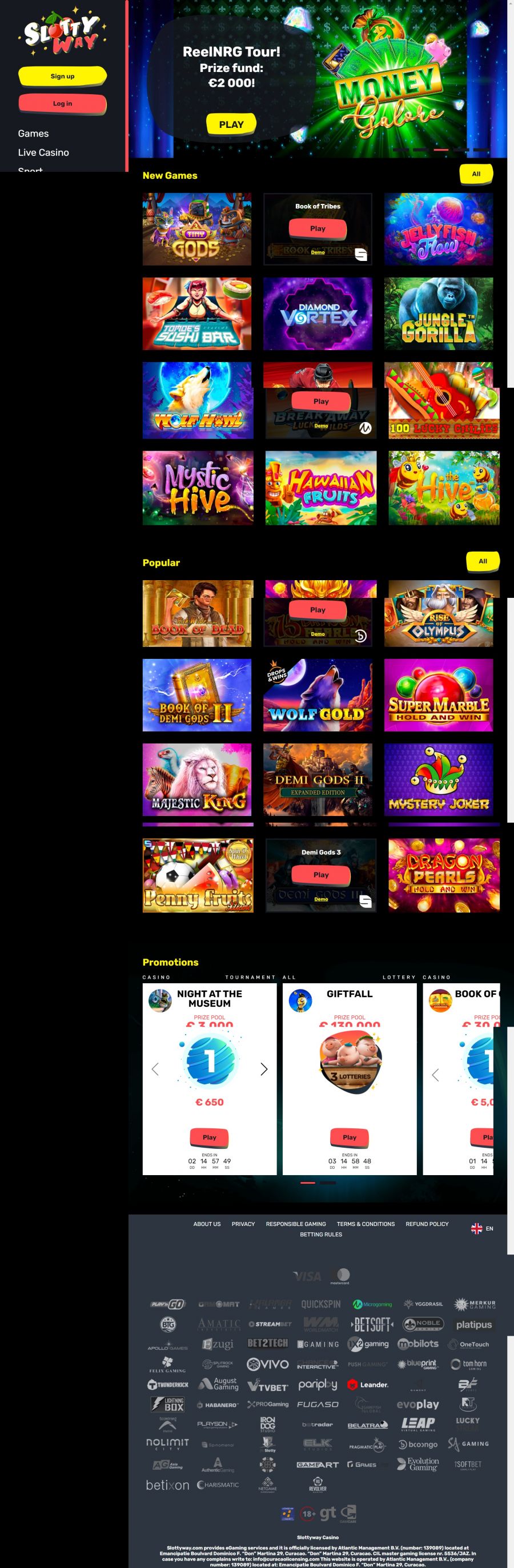 Slottyway Casino  screenshot