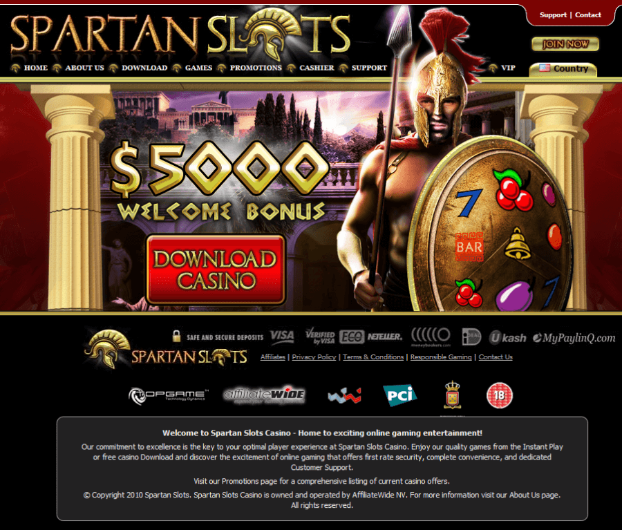 Spartan Slots Casino  screenshot