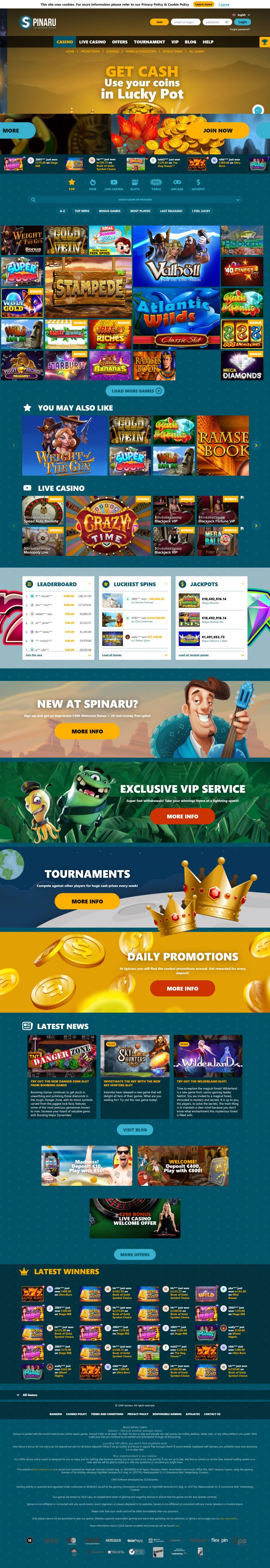 Spinaru Casino  screenshot