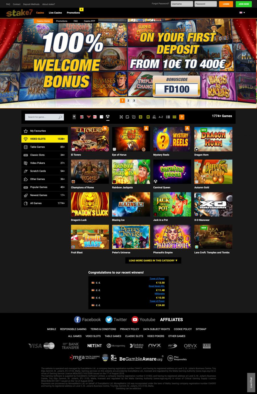 Stake7 Casino  screenshot
