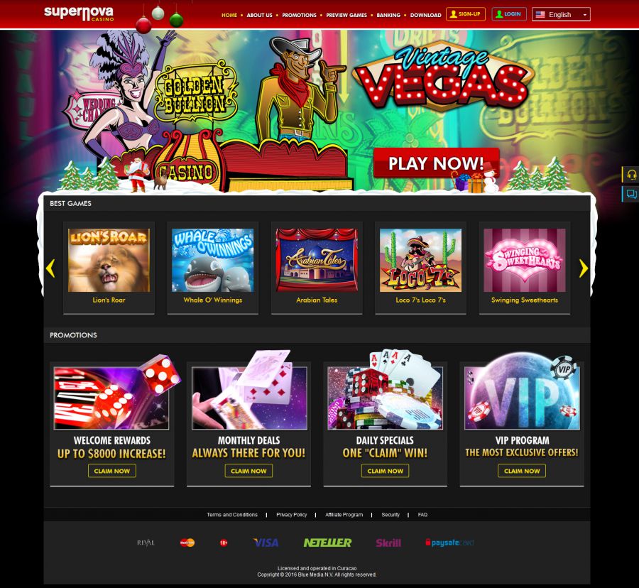 Supernova Casino  screenshot