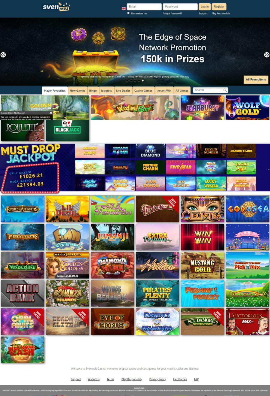 Svenreels Casino  screenshot