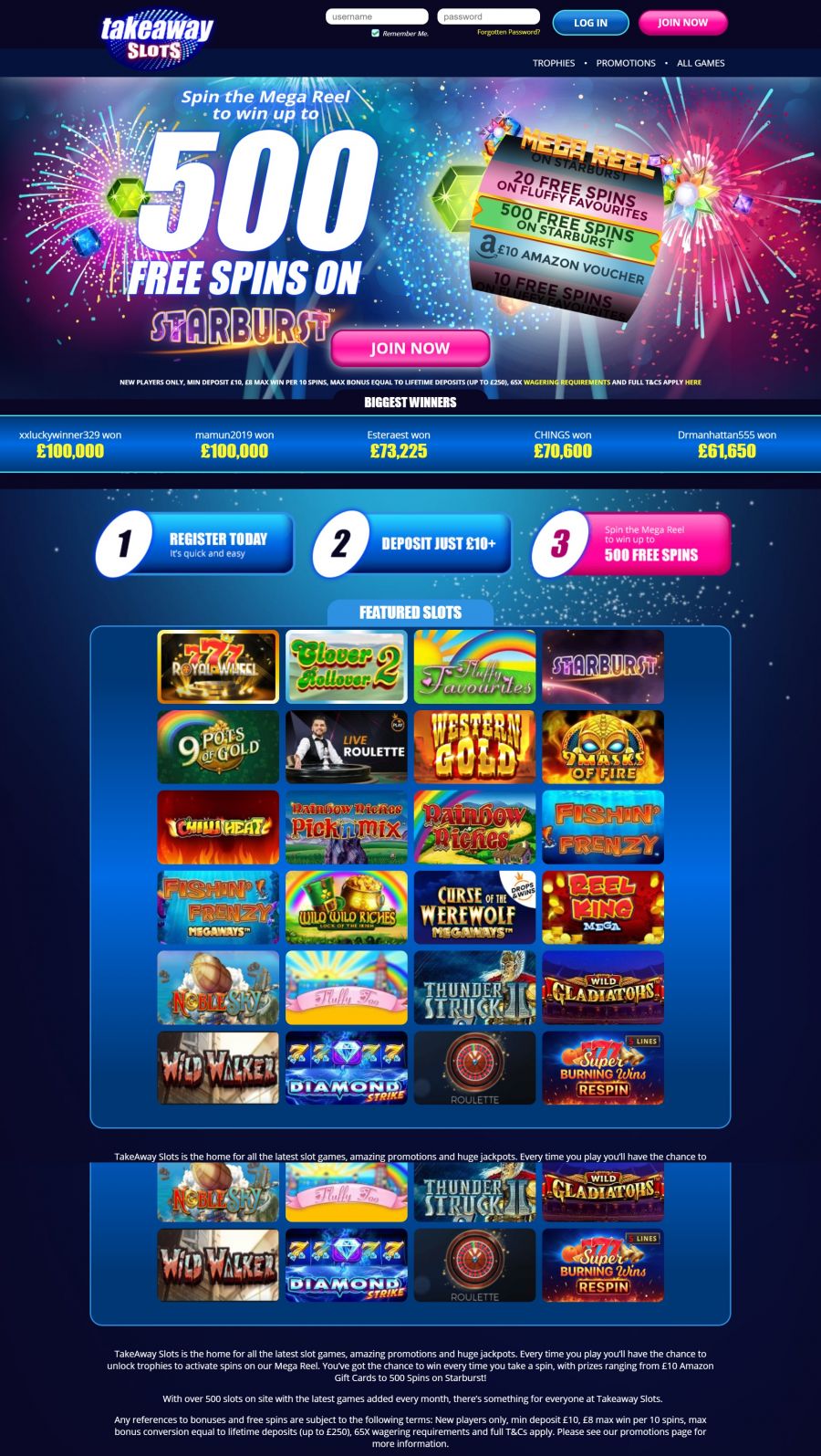 Takeaway Slots Casino  screenshot