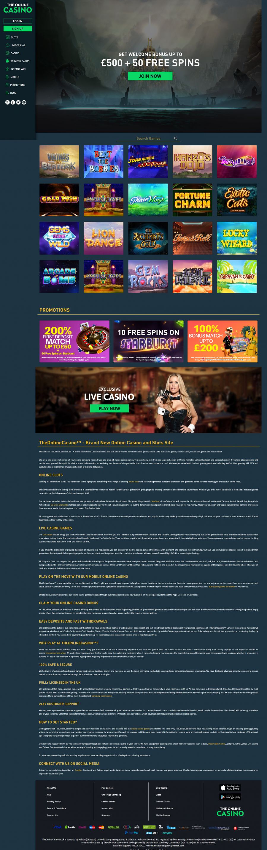The Online Casino  screenshot