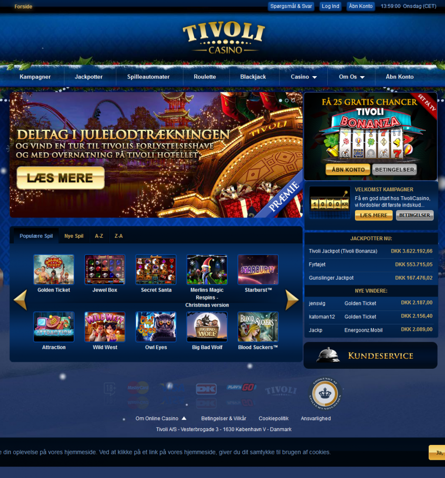 Tivoli Casino DK  screenshot
