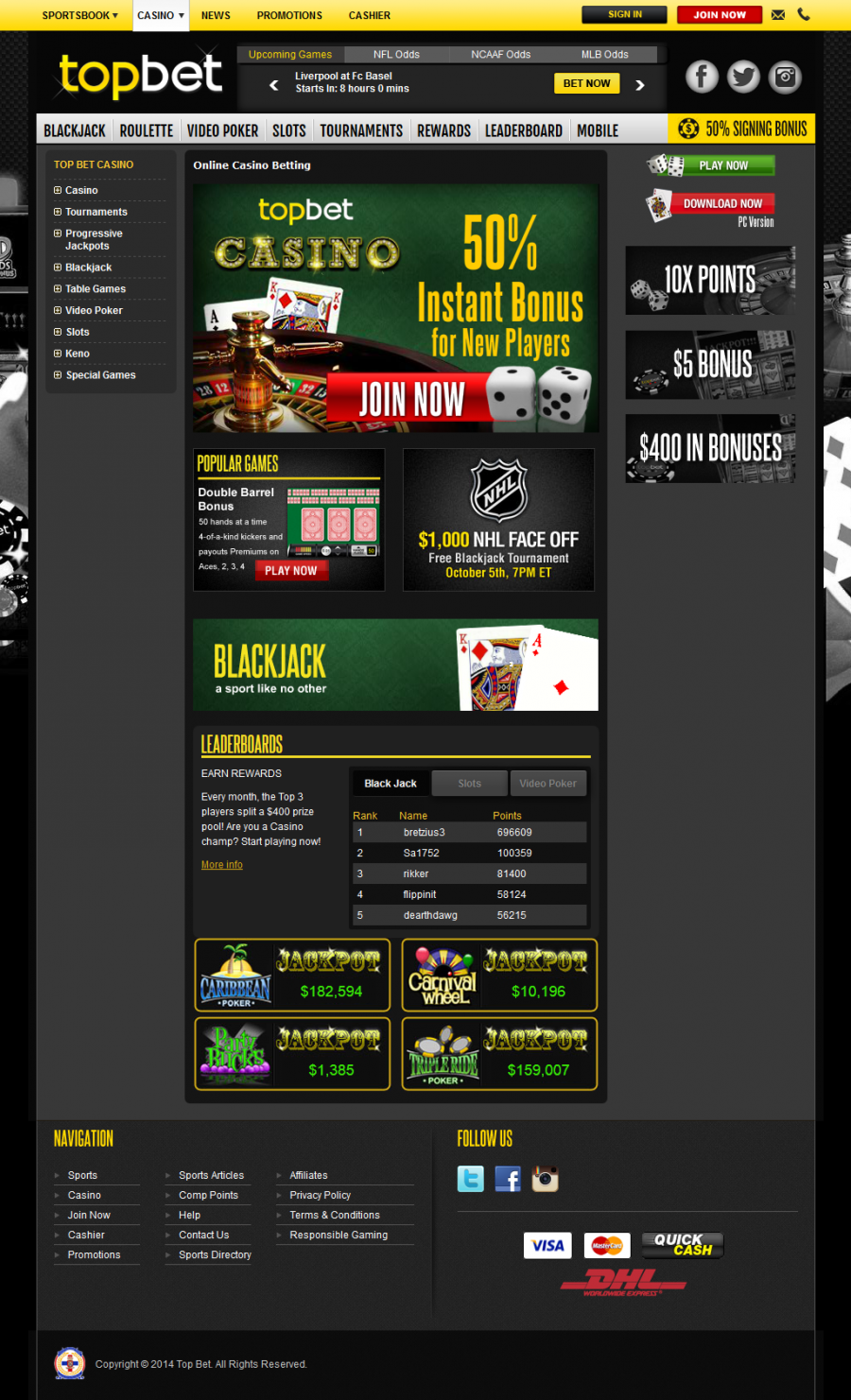 TopBet Casino  screenshot
