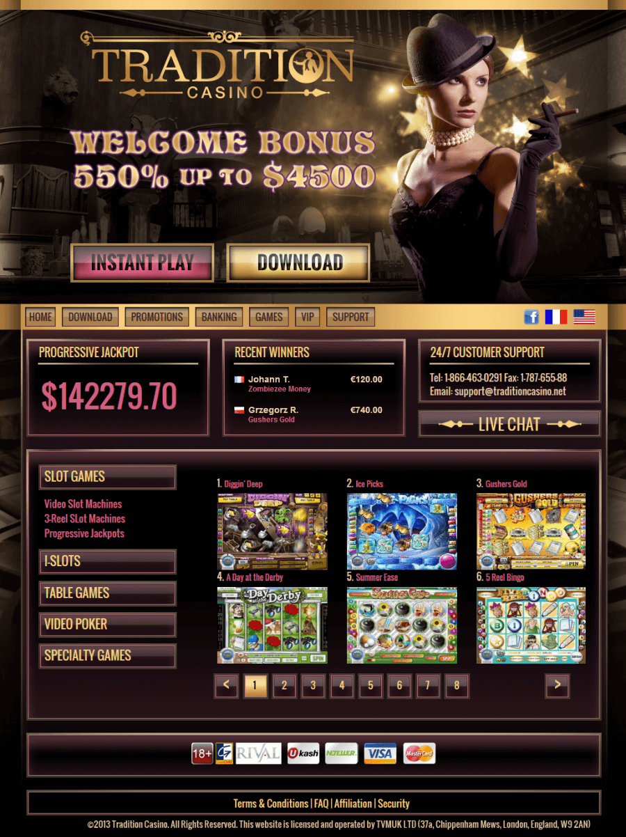 Tradition Casino  screenshot