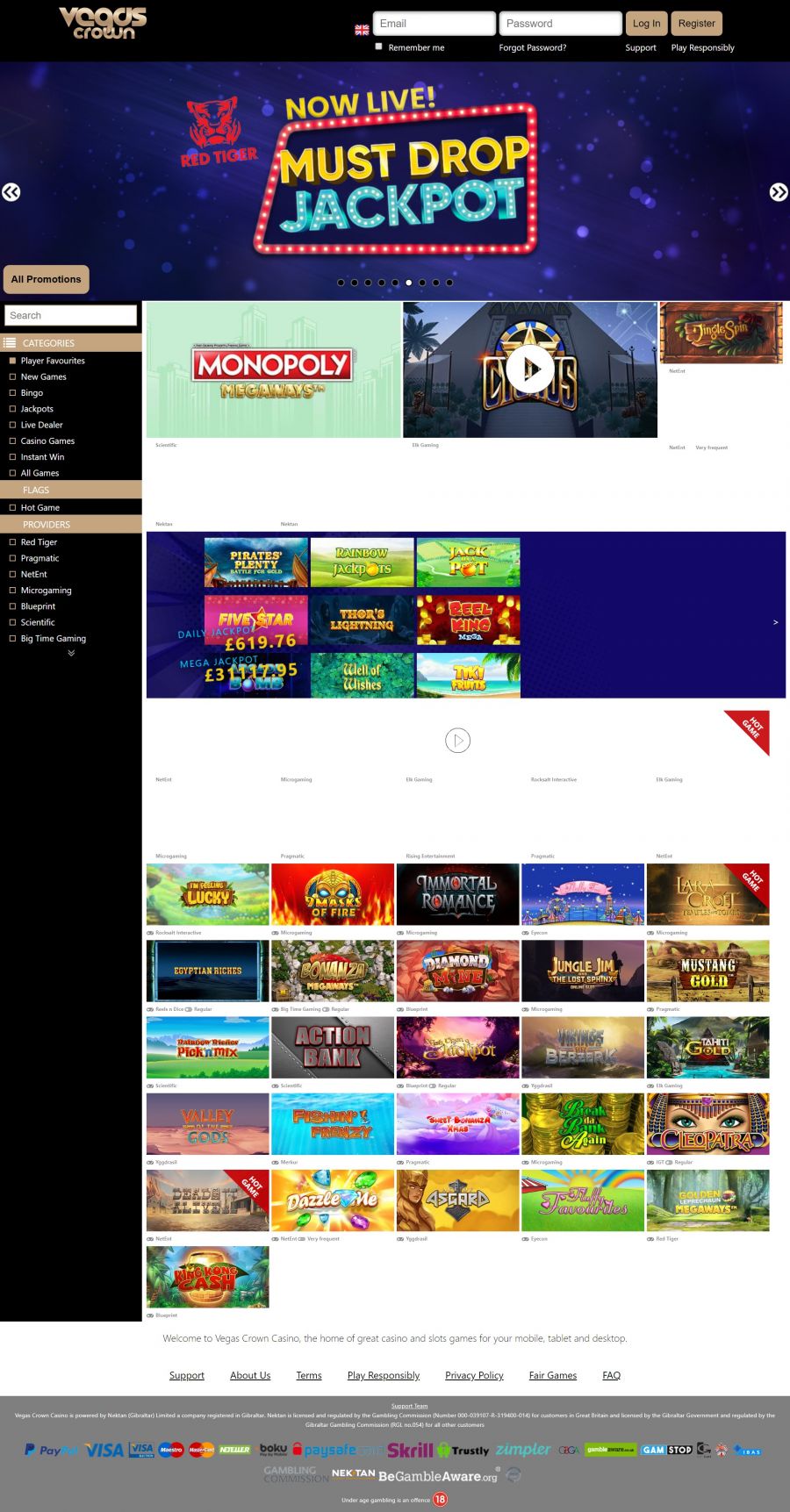 Vegas Crown Casino  screenshot