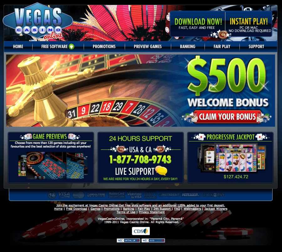 Vegas Online Casino  screenshot